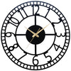 Arabs Modern Metal Wall Clock for Living Room, Bedroom, Office, Kitchen, Stylish Analog Wall Clock for Home and Hall, Designer Big Size Modern Wall Watch 40 & 50 Cm, Black