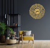 Arabs Heavy Metal Surah Al Ikhlas Metal Islamic Analog Clock for Living Room, Bedroom, Office, Home and Hall, Big Size Modern Wall Watch for Home Decor