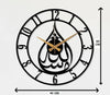 Arabs MashAllah Metal Islamic Wall Clock for Living Room | Modern Islamic Wall Art Decor | Silent Big Arabic WallWatch for Home Decor, Muslim Gifts (MashAllah, 40 , 50 CM)