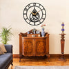 Arabs MashAllah Metal Islamic Wall Clock for Living Room | Modern Islamic Wall Art Decor | Silent Big Arabic WallWatch for Home Decor, Muslim Gifts (MashAllah, 40 , 50 CM)