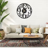 Arabs Stylish Metal Wall Clock for Home and Hall, Living Room, Bedroom, Office, Antique Big Size Modern Wall Watch for Home Decor (Style 6, 40 & 50 cm)
