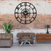 Arabs Stylish Metal Wall Clock for Home and Hall, Living Room, Bedroom, Office, Antique Big Size Modern Wall Watch for Home Decor (Style 7, 40 & 50 cm)