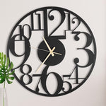 Arabs Stylish Metal Wall Clock for Home and Hall, Living Room, Bedroom, Office, Antique Big Size Modern Wall Watch for Home Decor (Style 6, 40 & 50 cm)