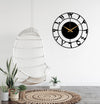 Arabs Arabic Number Metal Islamic Wall Clock (40 , 50 CM) | Elegant & Durable Design | Metal Frame with Arabic Numerals | Silent & Precise Movement | Perfect for Home, Office & Mosque Décor