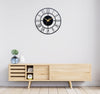Arabs Stylish Metal Wall Clock for Home and Hall, Living Room, Bedroom, Office, Antique Big Size Modern Wall Watch for Home Decor (Style 2, 40 & 50 cm)