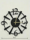 Arabs Stylish Metal Analog Wall Clock for Home and Hall, Living Room, Bedroom, Office, Antique Big Size Modern Wall Watch for Home Decor (Style 5, 40 & 50 Cm), Black