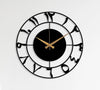 Arabs Arabic Number Metal Islamic Wall Clock (40 , 50 CM) | Elegant & Durable Design | Metal Frame with Arabic Numerals | Silent & Precise Movement | Perfect for Home, Office & Mosque Décor