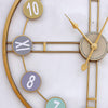 Arabs Morden Metal Wall Clock for Living Room, Bedroom, Office, Kitchen, Stylish Wall Clock for Home and Hall, Designer Big Size Modern