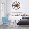 Arabs Morden Metal & Wooden Wall Clock for Living Room Bedroom Office Kitchen Stylish Wall Clock for Home and Hall Designer Big Size Modern (English, 40 CM & 50 CM), Analog
